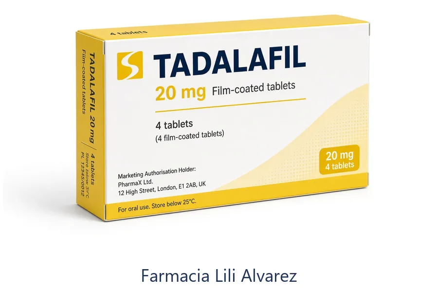 Cialis y Tadalafilo en Farmacia Lilí Álvarez Valdemoro