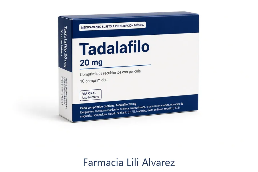 Comprar tadalafilo genérico en Farmacia Lilí Álvarez
