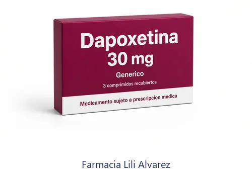 Dapoxetina genérico 30 mg y 60 mg en Farmacia Lilí Álvarez