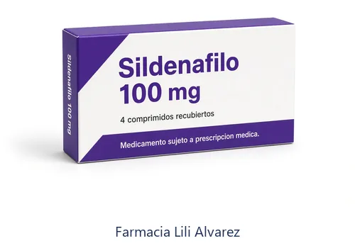 Fildena 100 mg comprimidos de sildenafilo en Farmacia Lilí Álvarez