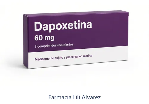 Priligy 60 mg comprimidos recubiertos con película Dapoxetina en Farmacia Lilí Álvarez