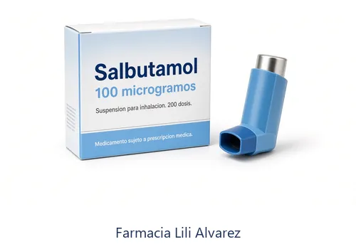 Ventolin Inhalador Salbutamol 100 mcg en Farmacia Lilí Álvarez