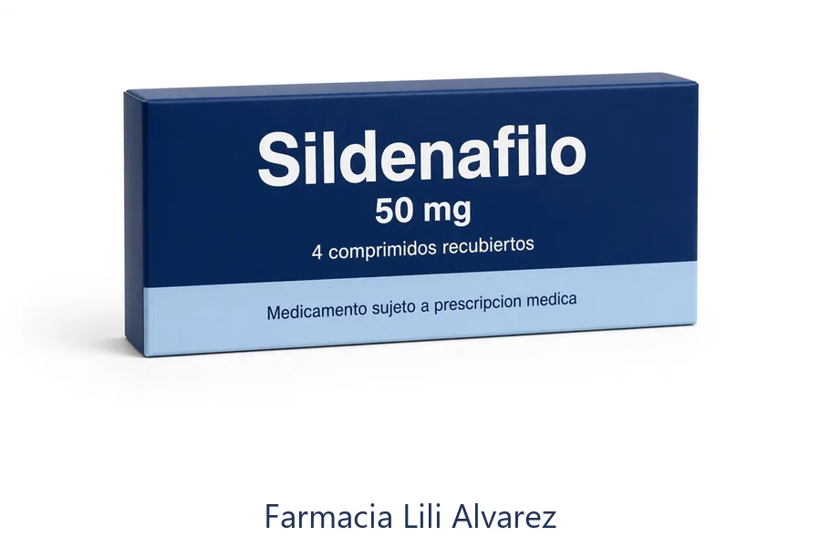 Viagra 50 mg original y Sildenafilo genérico en Farmacia Lilí Álvarez