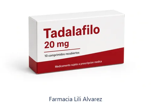 Vidalista 20 mg Tadalafilo comprimidos Centurion Laboratories en Farmacia Lili Alvarez